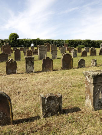 Jewish cemetery in Rülzheim, Palatinate, Germany